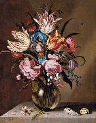 Abraham Bosschaert Flowers in a Glass Vase Germany oil painting artist
